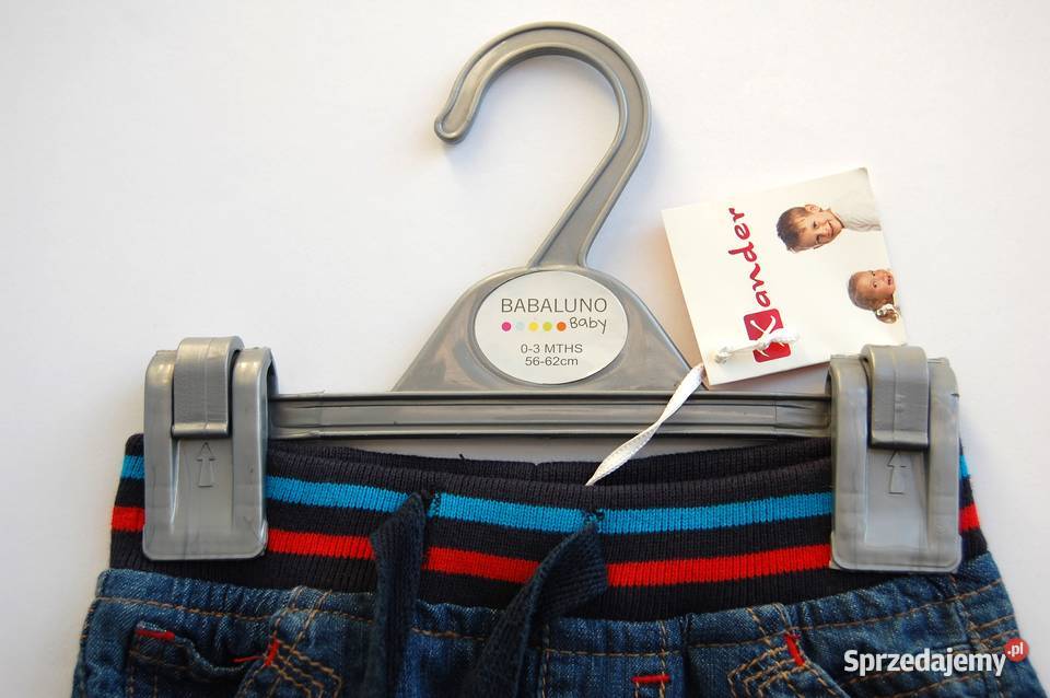 Nowe spodenki jeansy Babaluno Baby 03 msc 5662 sprzedam