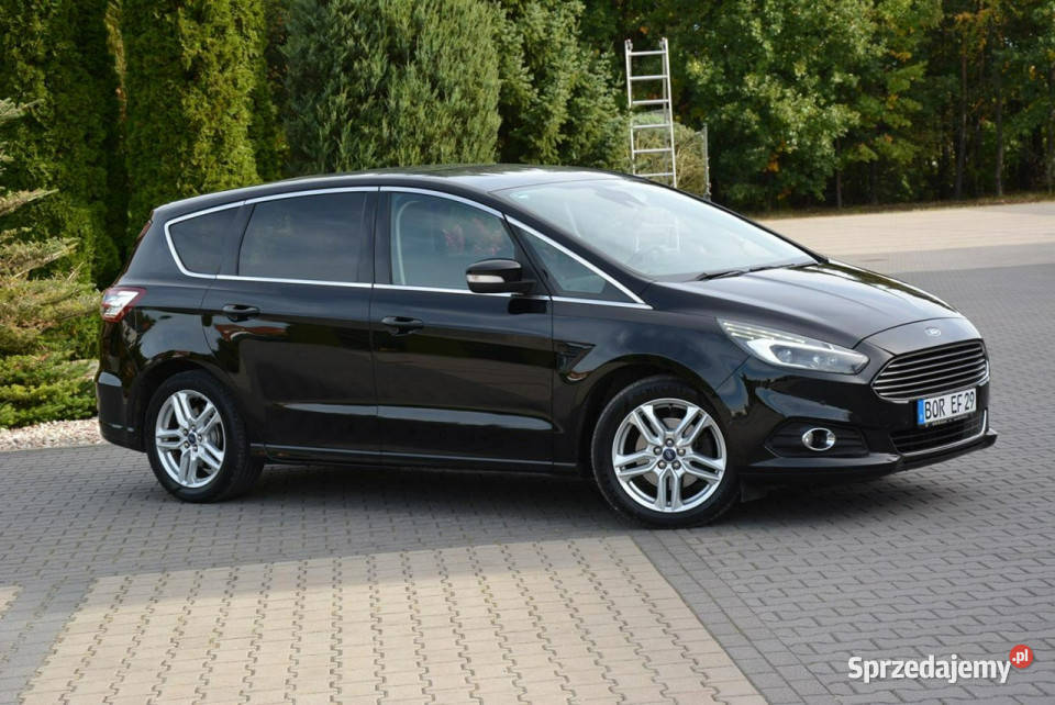 Ford S 7foteli Full Led Radar Navi Sóry Panorama czarny S-MAX Ostrów Mazowiecka