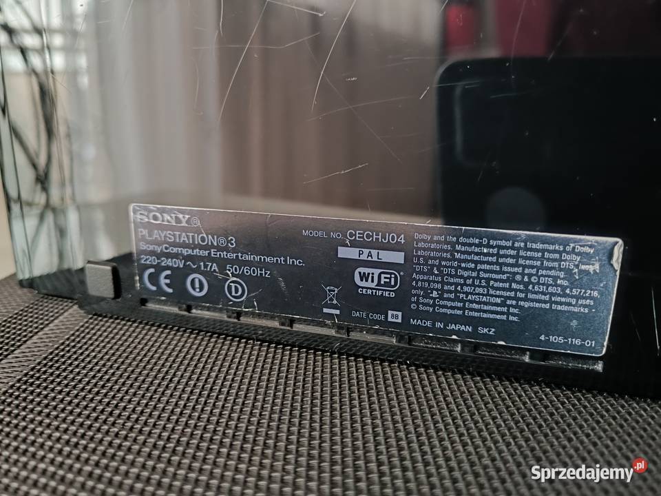 Sony PlayStation 3 3 CECHJ04 40GB 2 gry Pruszków