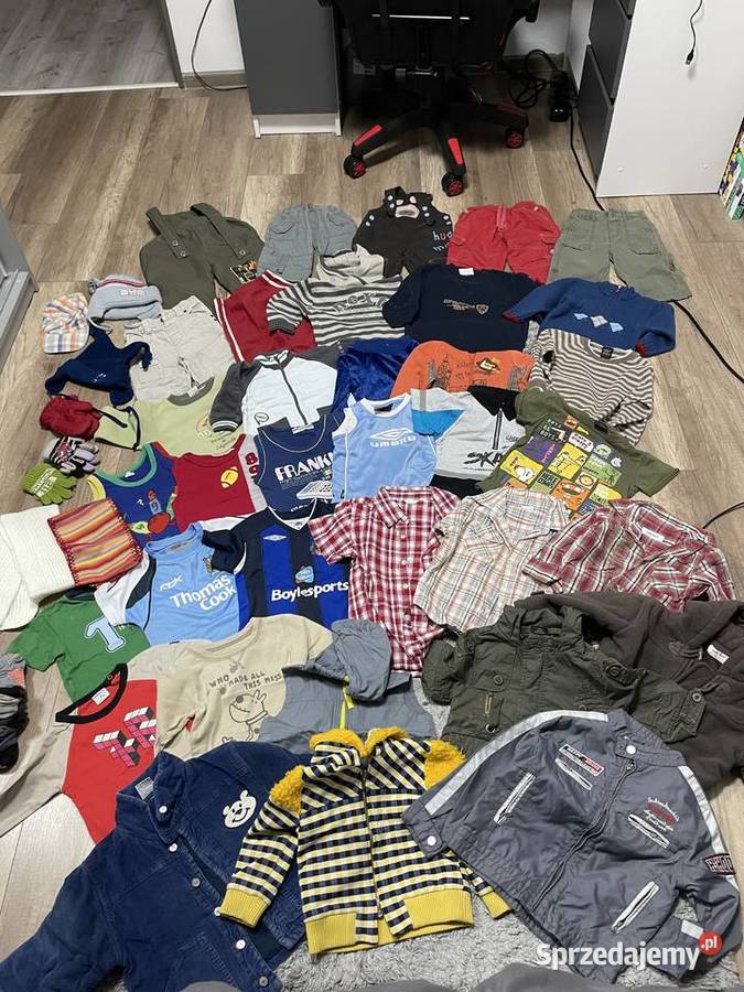 Zestaw ubrań chłopca 52 sztuki 6080 Chełm