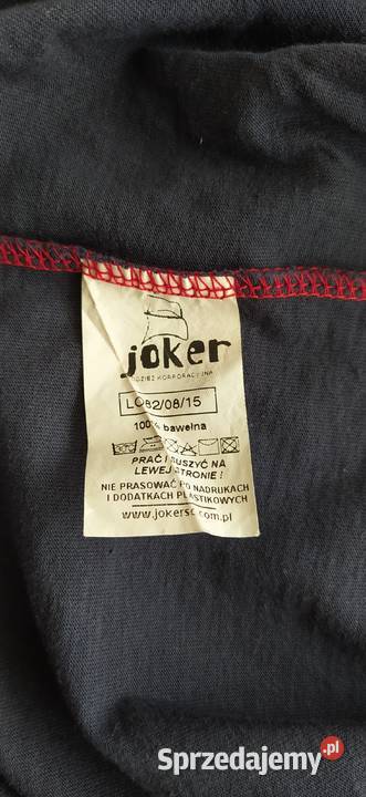 Koszulka damska JOKER z nadrukiem czerwony Hajnówka