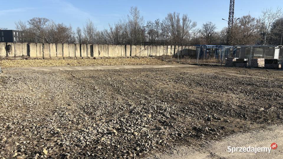 Plac utwardzony do wynajęcia pow 506 m2 Kraków