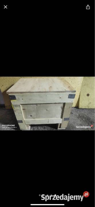 Skrzyneczka paletowa z pokrywą