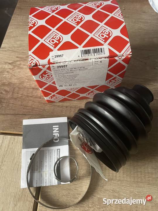 Zestaw osłony przegłubu Mercedes Benz A200 Pozostałe Katowice