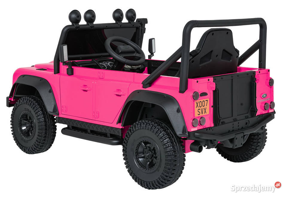 Land Rover Defender 110 SVX 24V 2x100W Różowy Łopuszno