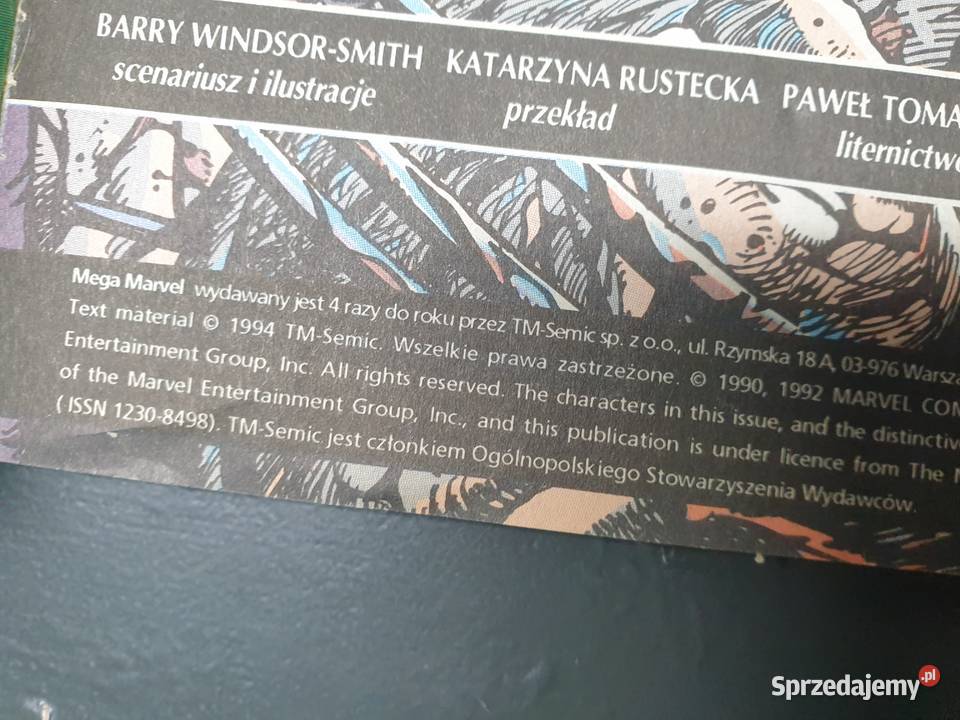 Mega Marvel 4 5 1994 Weapon X Wolverine TMSemic Gdynia