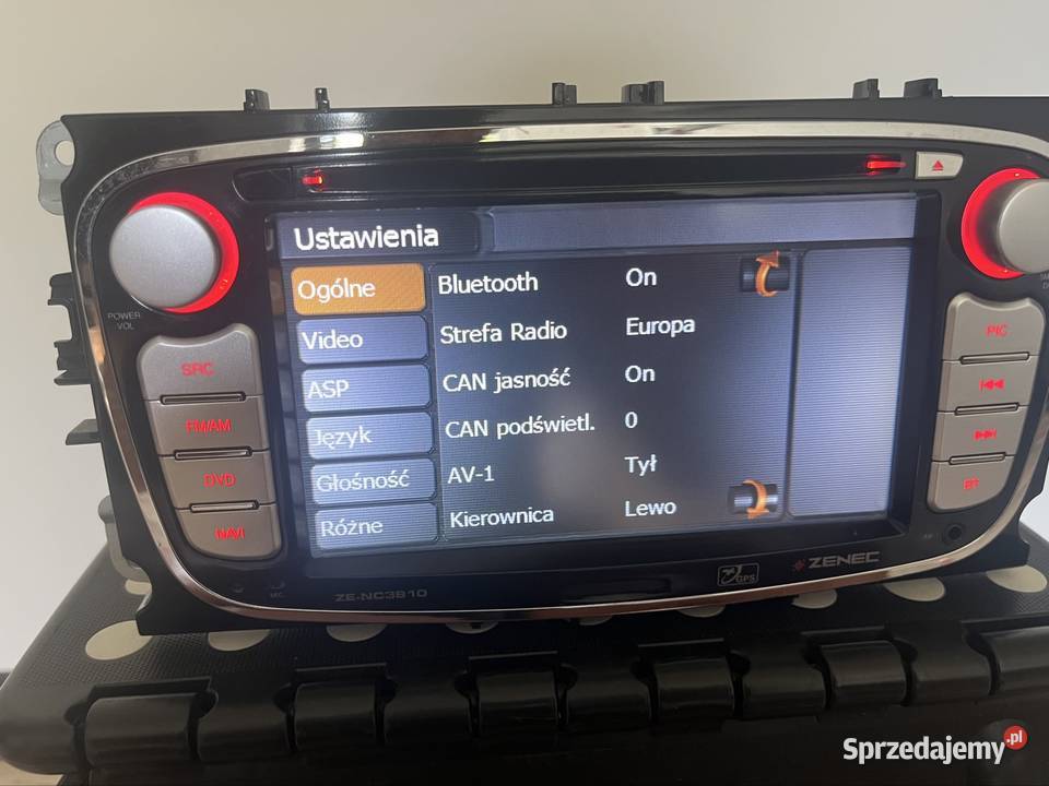 Radio Nawigacja ZENEC 3810 FORD Mondeo Focus S Tychy
