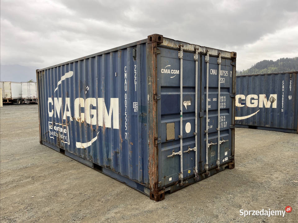 Kontener morski magazynowy 20DV 6 metrowy