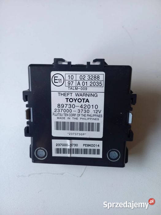Moduł Alarmu 89730 42010 Toyota Rav4 Iii 22 D4d osobowe Motoryzacja świętokrzyskie Wola Jachowa
