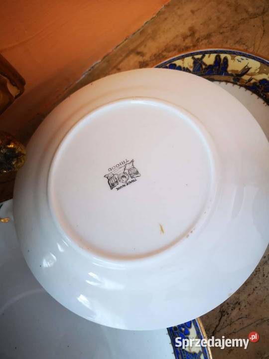Filiżanka patera TRIOD TRADE MARK Wiatraki Porcelana i szkło Gdańsk