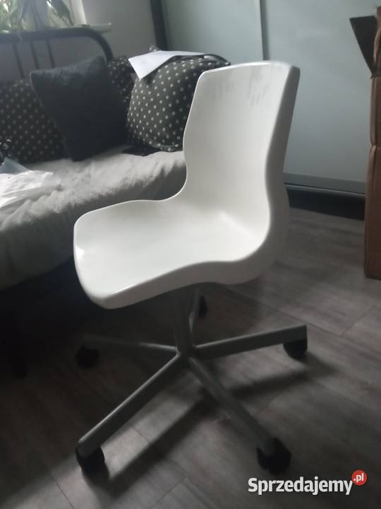 Fotel Obrotowy biały dziecięcy IKEA 83cm Fotele i krzesła obrotowe Gdańsk