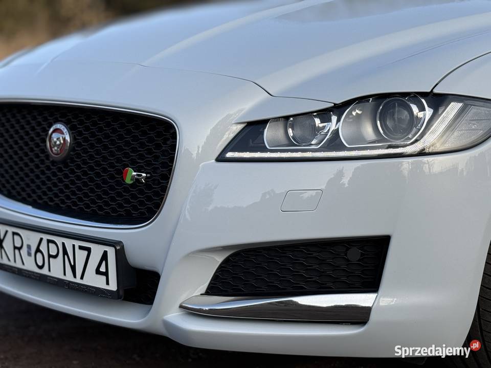 Biały Jaguar XF 2016 wyjątkowy egzemplarz nieuszkodzony Rybnik