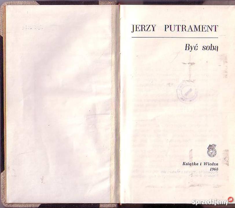 0573 BYĆ SOBĄ JERZY PUTRAMENT literatura piękna - proza polska małopolskie Czyrna sprzedam