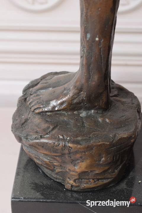 Modernistyczna Figura Rzeźba z Brązu Kobieta i Rzeźby i figury Kraków