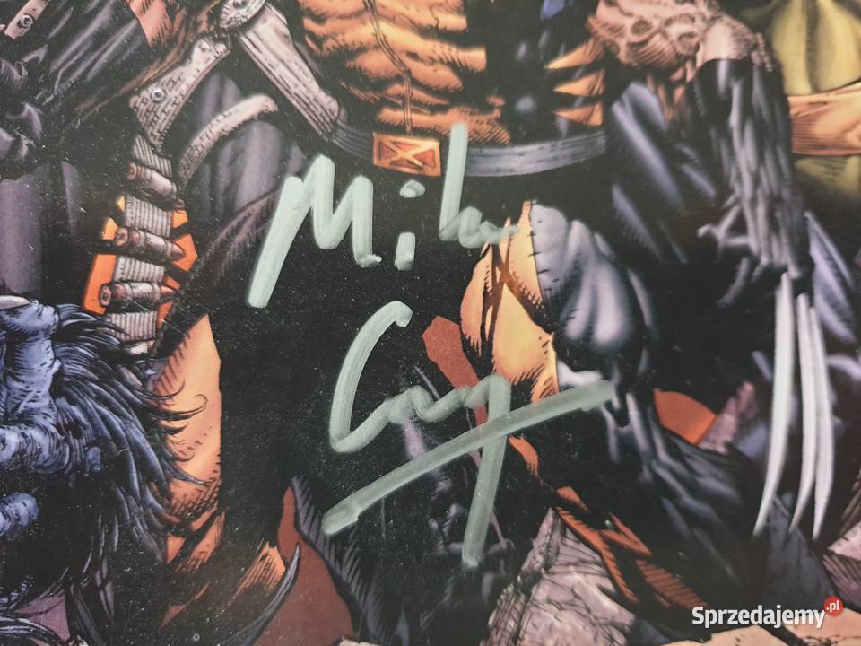 XMen Mike Carey writer autograph Gdynia sprzedam