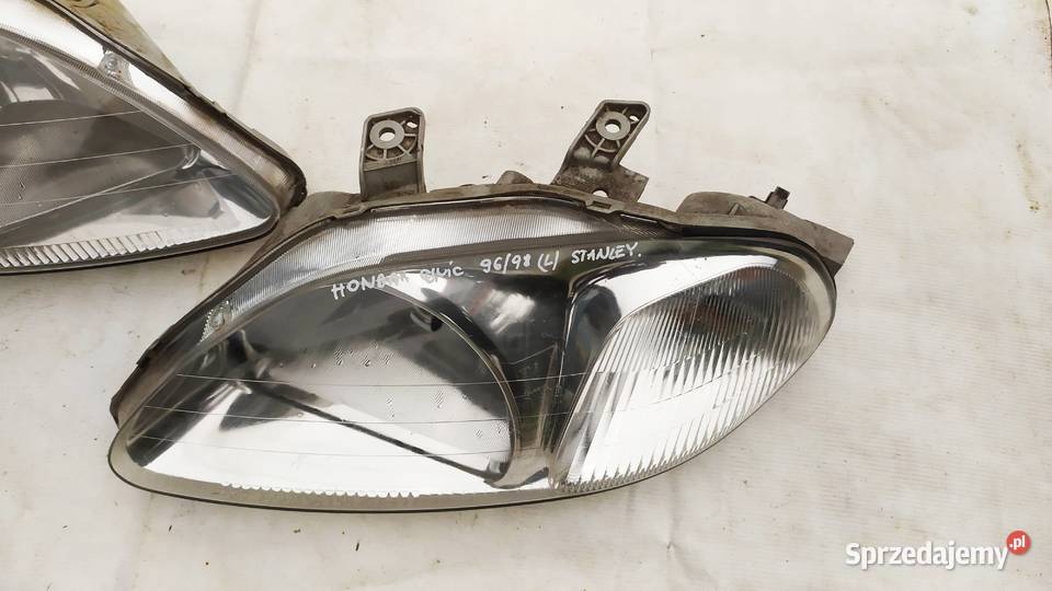 HONDA CIVIC SEDAN 1996 1997 1998 1999 LAMPA lampy przednie Oświetlenie Byków