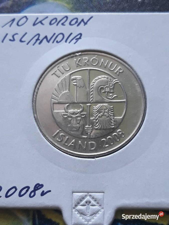 10 Koron Islandia 2008 r Konin