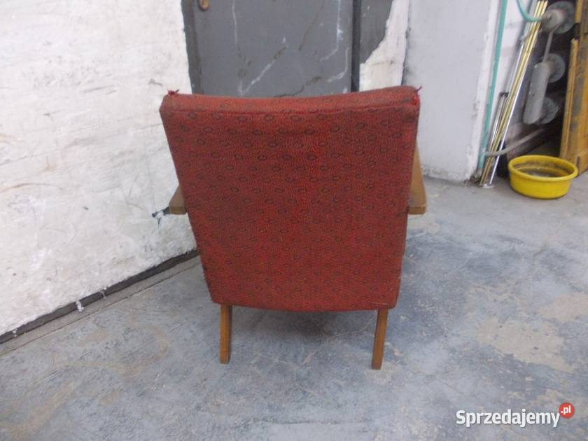 Stary fotel PRL vintage lata 60 śląskie Bielsko-Biała sprzedam