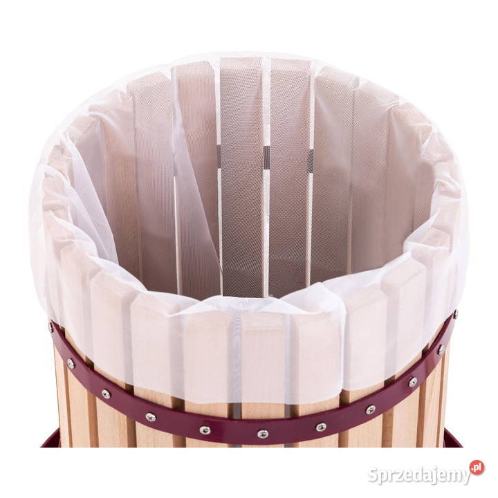 Ręczna wyciskarka do owoców drewniana 18L Częstochowa