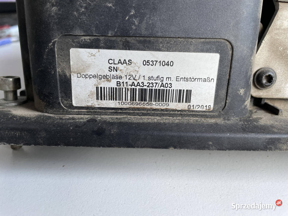 Claas Lexion Jaguar Tucano dmuchawa 05371040 wielkopolskie Jastrzębniki