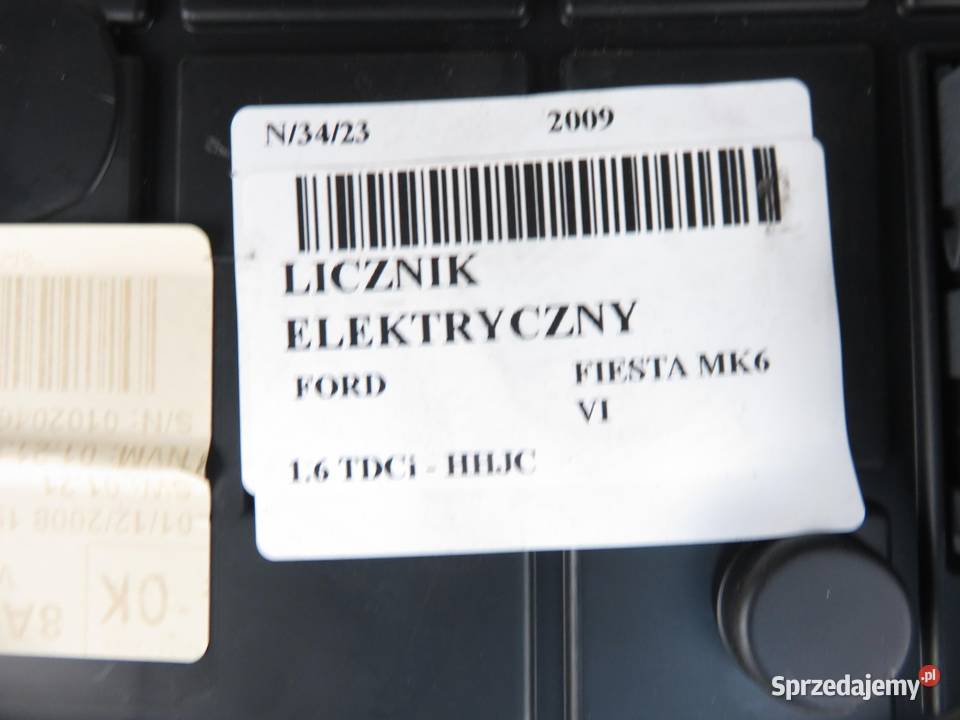 LICZNIK FORD FIESTA MK6 VI 16 TDCi 8A6T10849GC