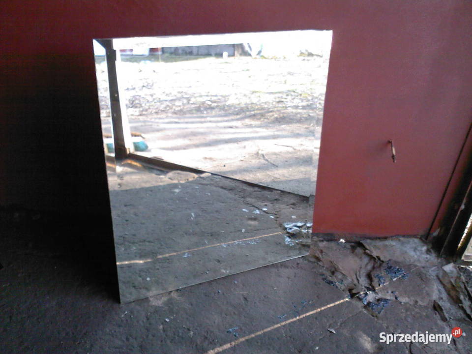 Lustro kwadratowe bezramowe 55x55 do zawieszania Knurów