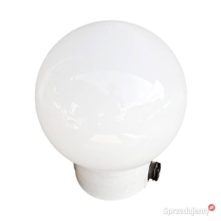 Kinkiet industrialny biały szklany FOTON Polska Warszawa