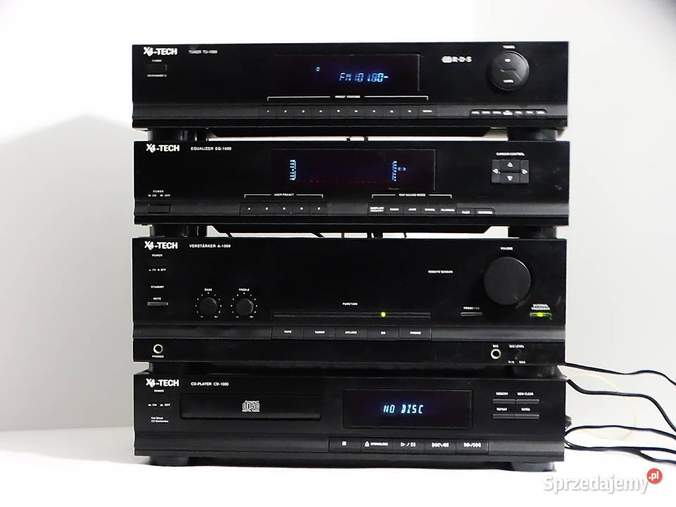 Zestaw audio X4TECH Tuner Equalizer Wzmacniacz lubelskie Biłgoraj