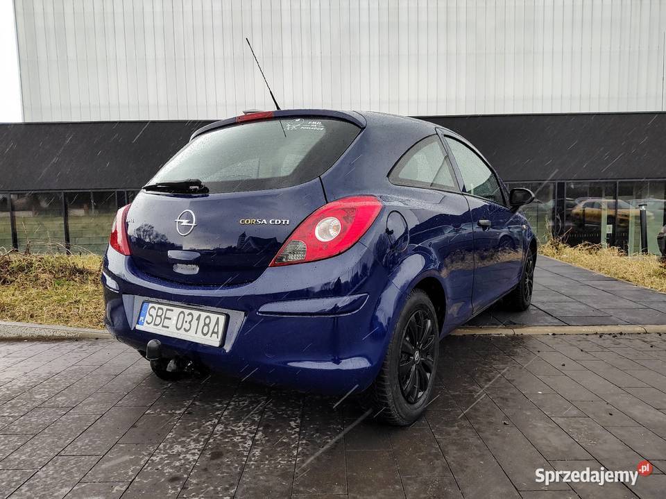 Opel Corsa D 2008 r 13 CDTI stan granatowy Rogoźnik