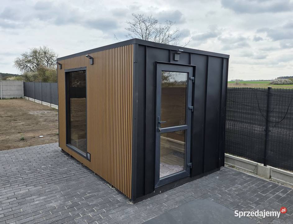 SAUNA OGRODOWA MODERN LUX 330 x 230 z Oknem Wrocław