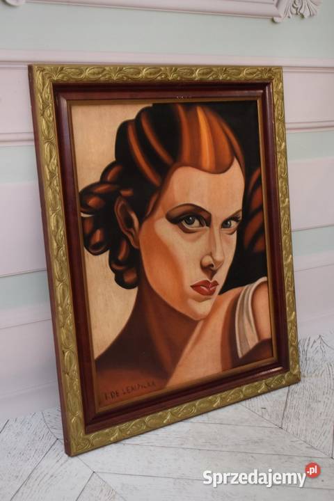 T De Łempicka Portret Kobiety Dama Arystokratka Kraków sprzedam