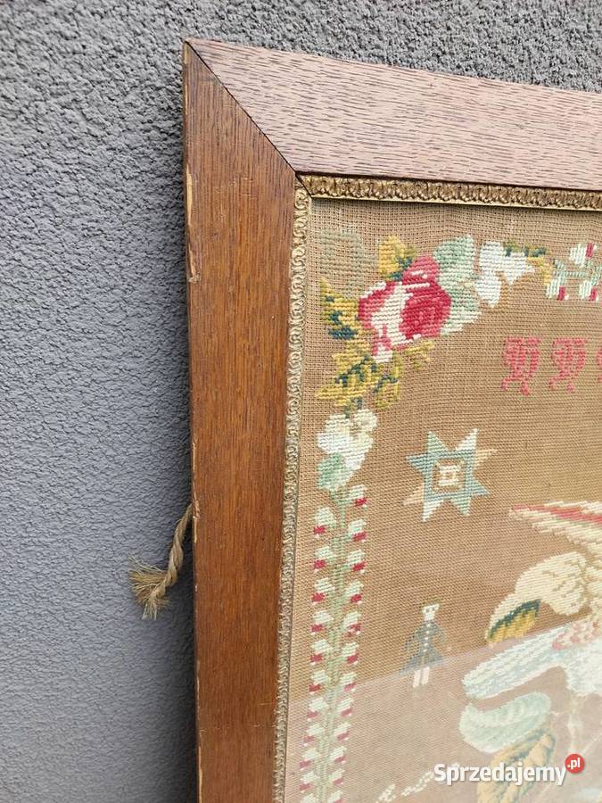 89 Zabytkowy wzornik haft próbnik robótek Tczew