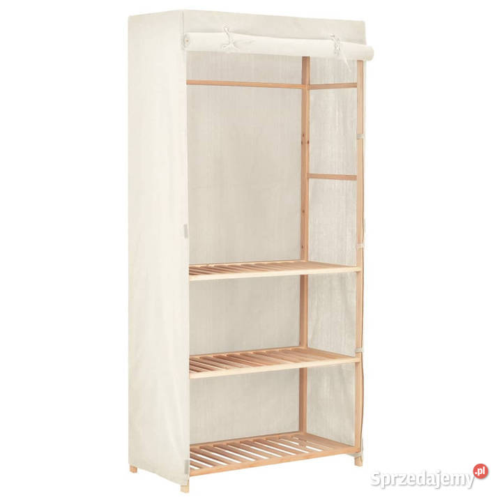 3poziomowa szafa na ubrania 79 x 40 x 170