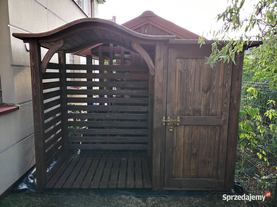 Drewutnia 165 x 11m dach fala narzędziówka 1 x Kalety