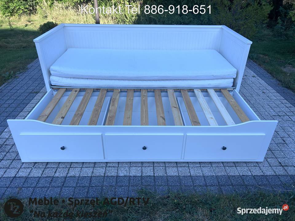 IKEA HEMNES Łóżko Leżanka z 3 szufladami 2 śląskie sprzedam