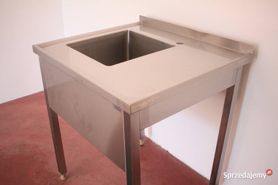 Stół gastronomiczny ze zlewem 80x70 DORA METAL