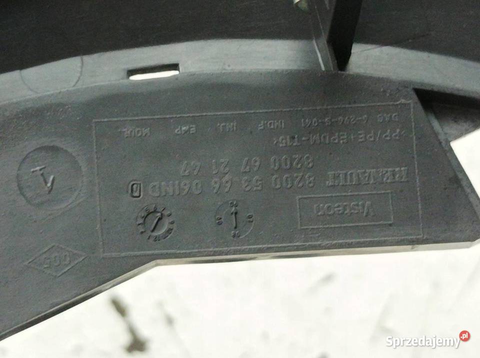 KRATKI NAWIEWU ŚRODKOWA DESKI RAMKA DASZEK Kratki nawiewu