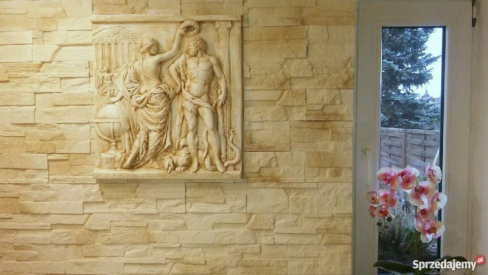 KARIATYDA GRECKA PŁASKORZEŹBA GRECKA SZTUKATERIA Ściany i elewacje