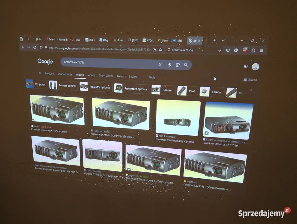 Optoma EX7155e przenośny projektor rzutnik kino Monitory i projektory Szczecin