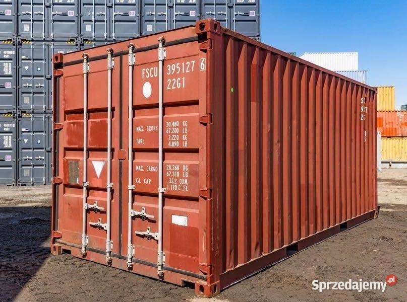 Kontener morski magazynowy budowlany 20DV 6 Łódź sprzedam