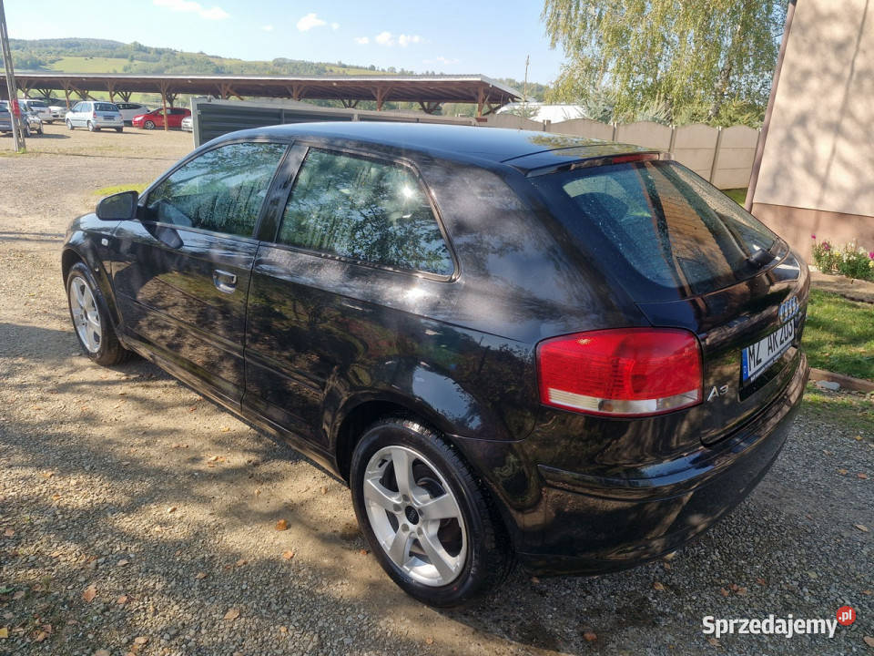Audi A3 3drzwiowe 16 102 BENZ alu klimatronik Rymanów