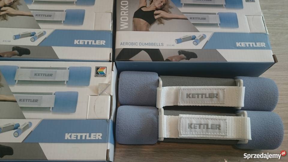 Ciężarki fitnes KETTLER AEROBIC Dumblles HANTELN Kielce