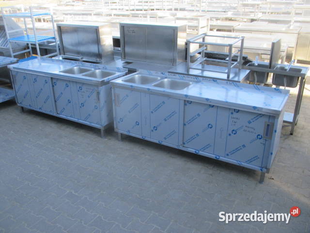 ZLEW 2 KOMOROWY Z BLATEM DRZWI SUWANE 2006085 Gastronomia