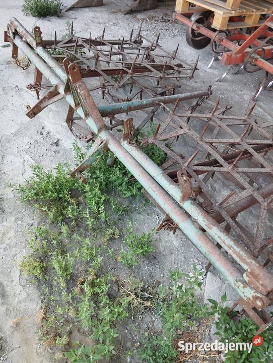 Brona pięcio polowa nieuszkodzony Maszyny uprawowe kujawsko-pomorskie Brzeźno