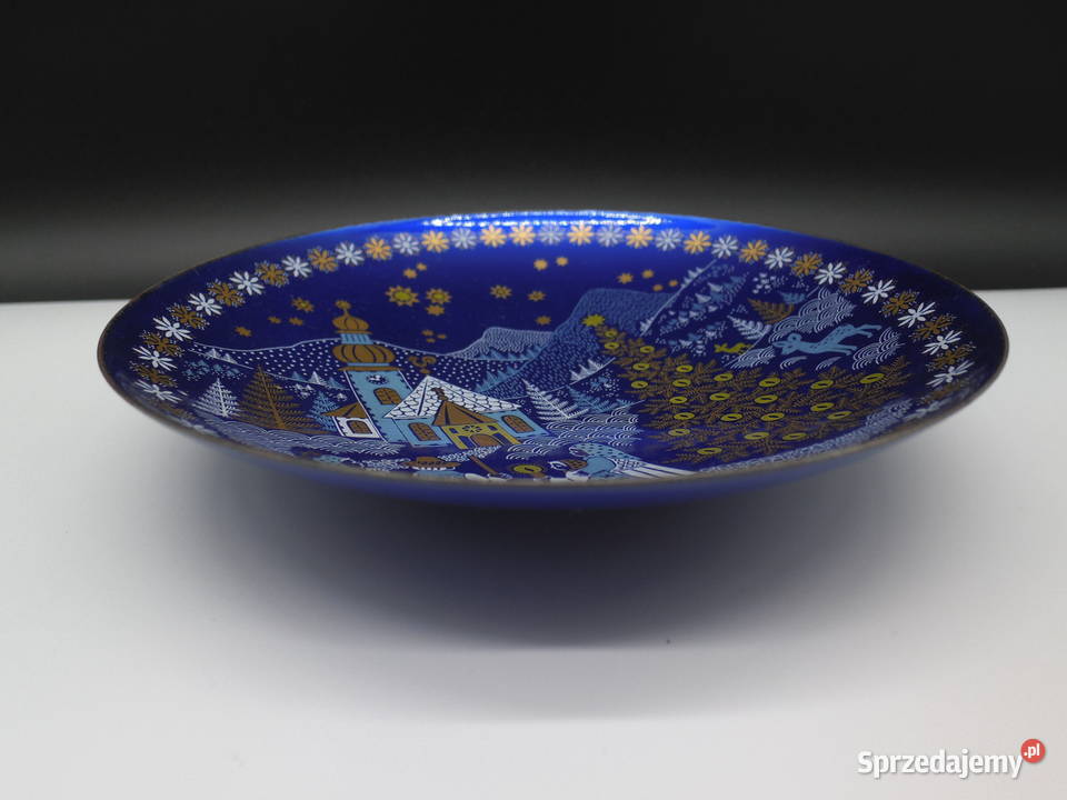 Emaliowany talerz świąteczny Studio Steinbck