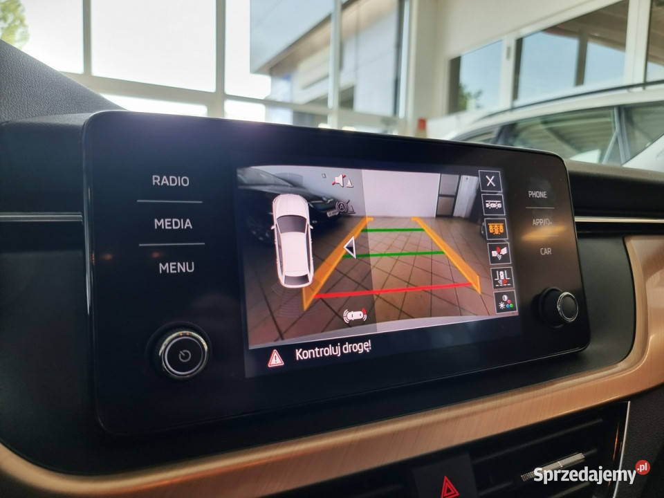 koda Scala Style 10TSI 110 DSG 1WŁ SalonPL elektrochrom. lusterka boczne Kielce