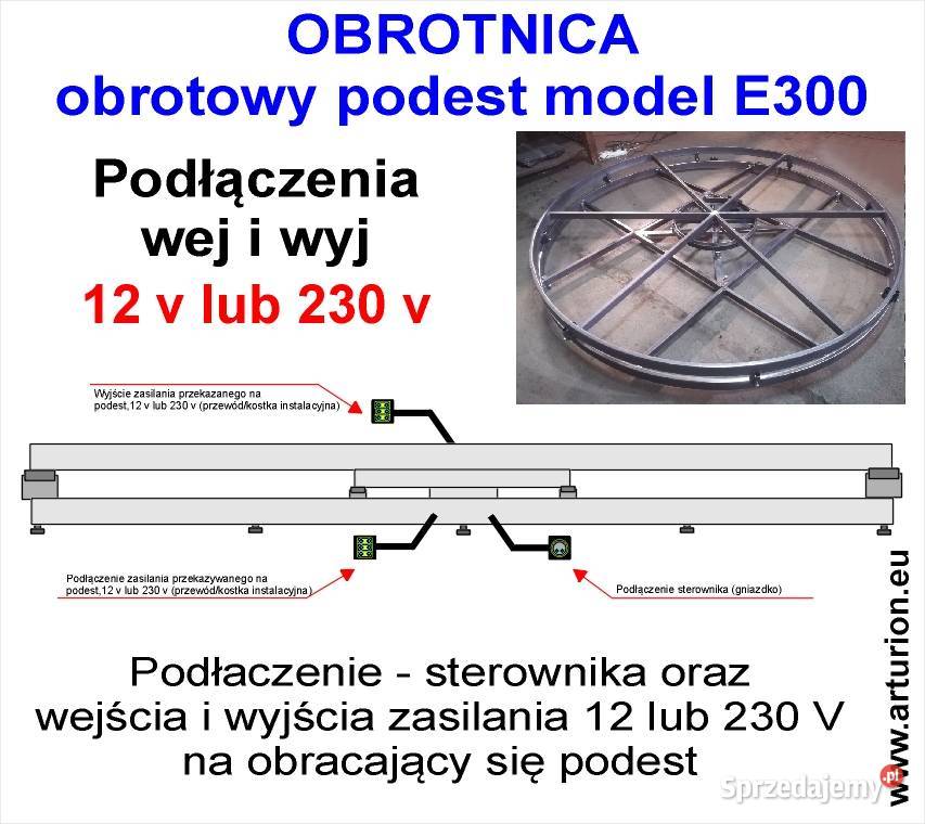 Podest obrotowy Ekspozytor Obrotnica Napęd Warszawa sprzedam