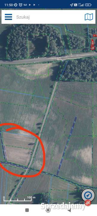 Sprzedam działkę rolną inwestycyjna z 20zł/m2 mazowieckie Krzesk-Majątek