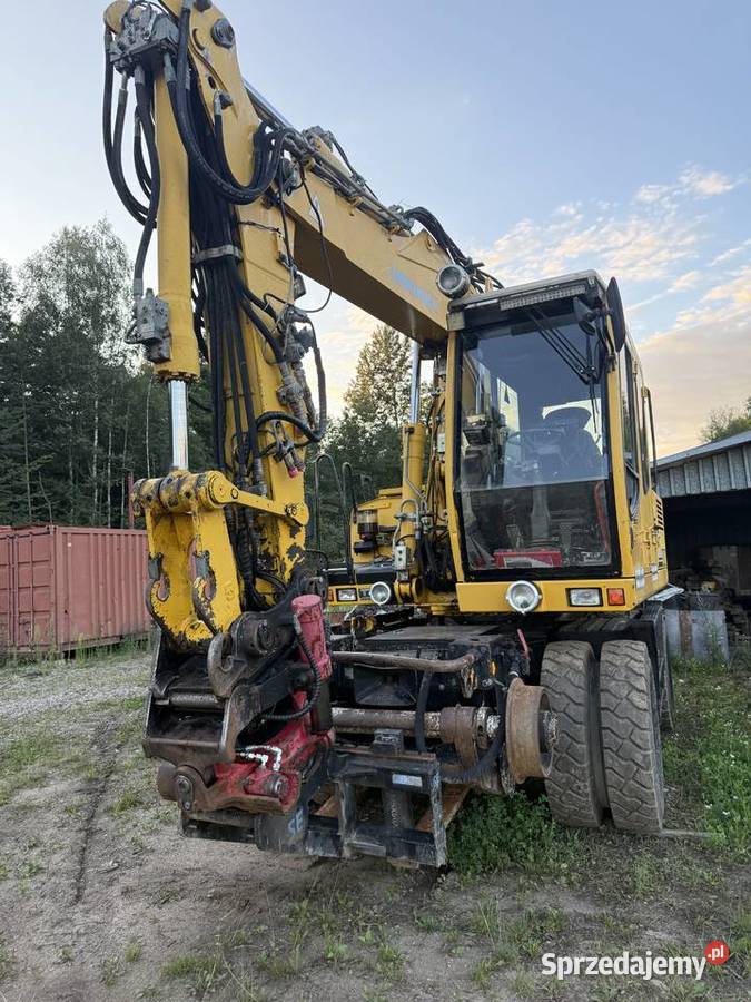 Koparka Liebherr Dwudrogowa z wagonikiem Łochów