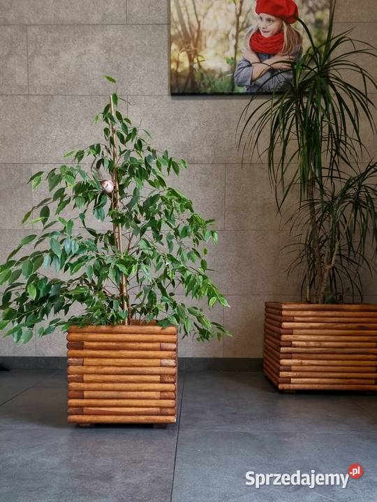 Donica drewniana 3D nowoczesna industrialna Kalety sprzedam